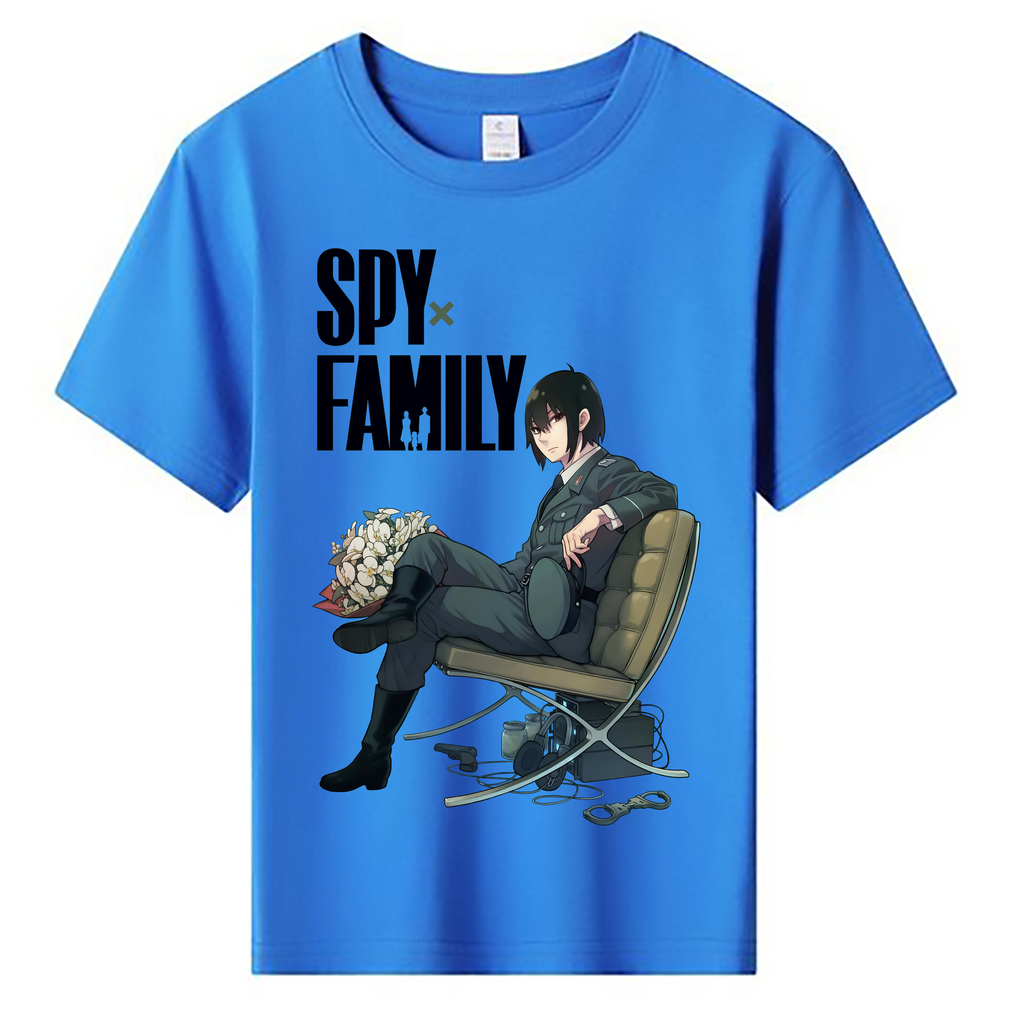 （画像用） SPY×FAMILY间谍家家酒 綿100％キッズTシャツ（フロントプリント）